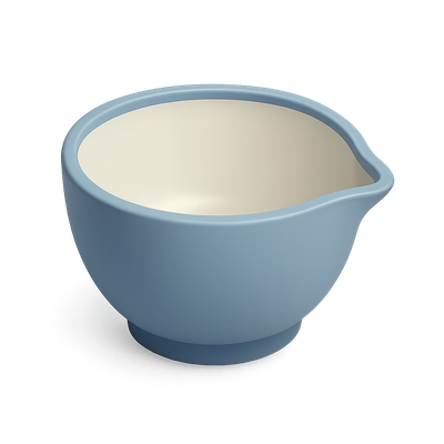 Stylish 3D Mixing Bowl Icon with Spout