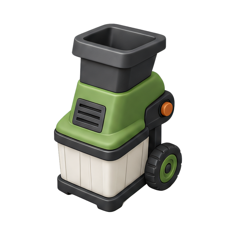 powerful garden shredder machine
