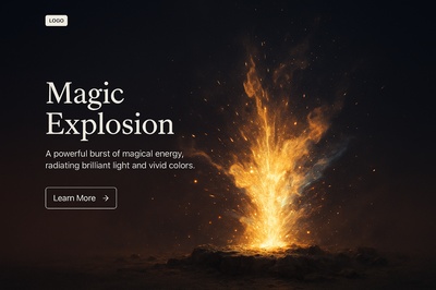 Captivating Magic Explosion with Vibrant Colors