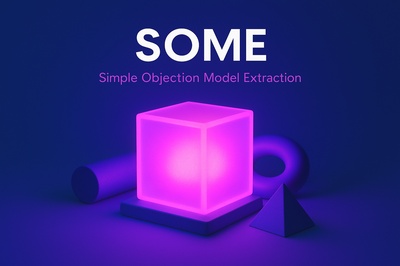 Neon Light Composition with Geometric Shapes
