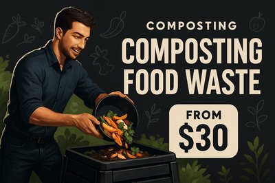 Engaging Backyard Composting Ad for Eco-Friendly Practices