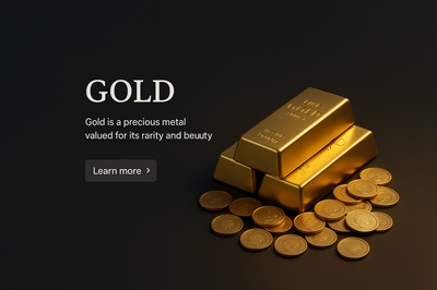 Triumph of Gold: A Striking 3D Scene in Realistic Style