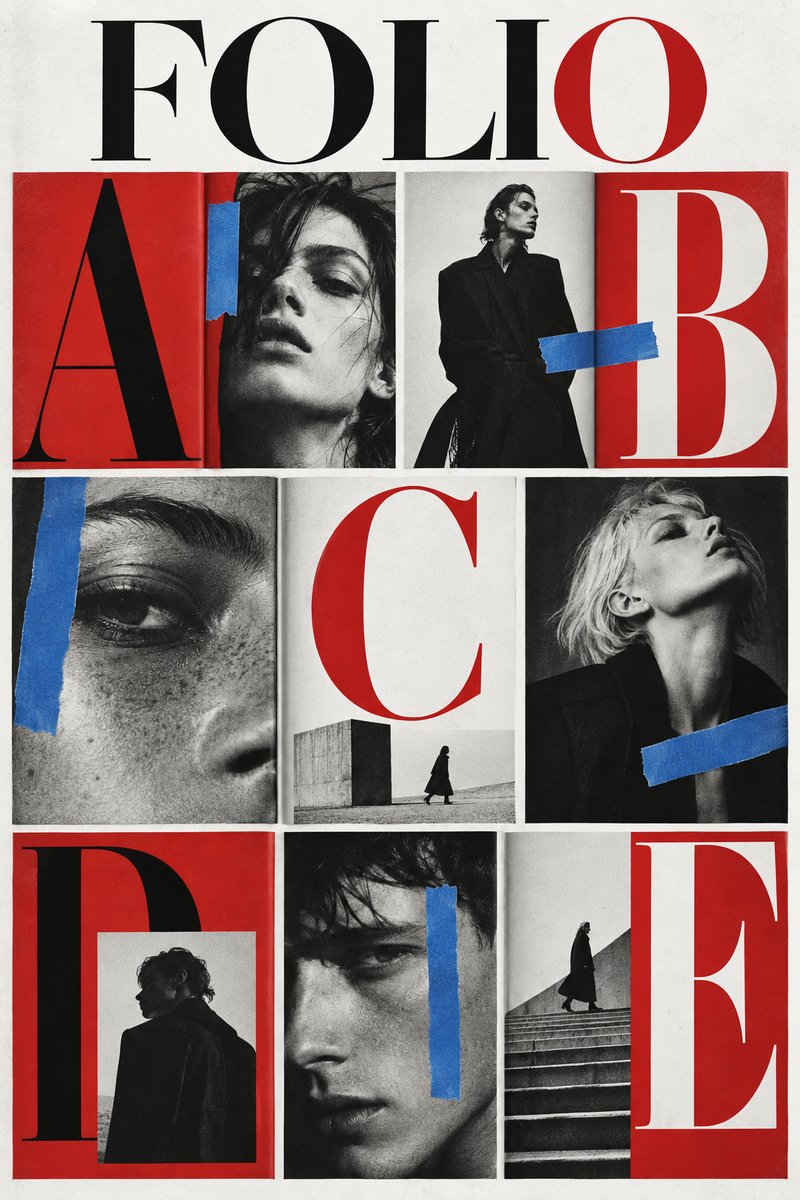 Fashion Magazine Grid Layout
