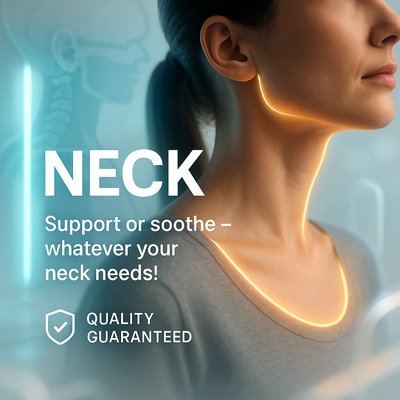 Promotional Graphic for Neck Support Products