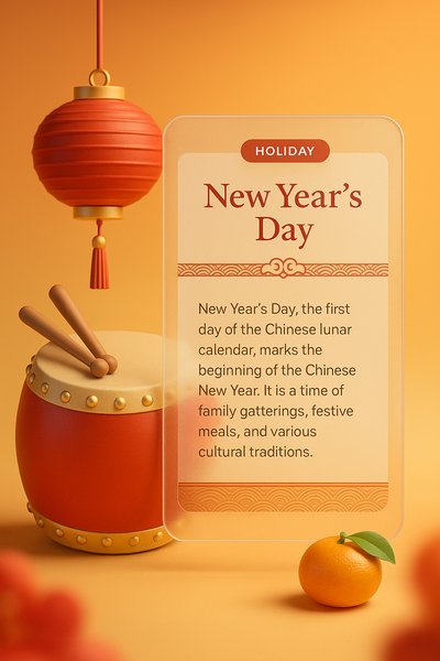 Vibrant Chinese New Year Celebration Poster Design
