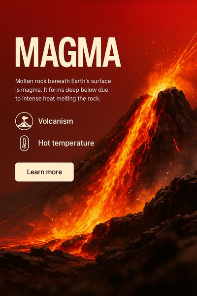 Dynamic Magma Eruption with Realistic Details