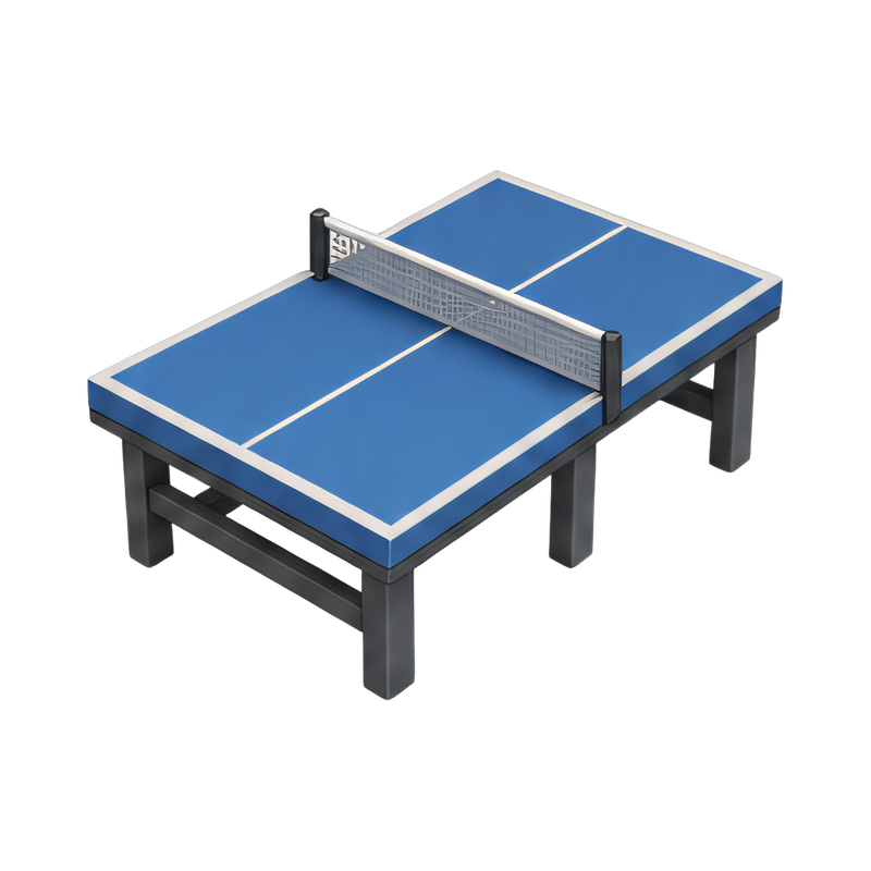 modern ping pong table setup