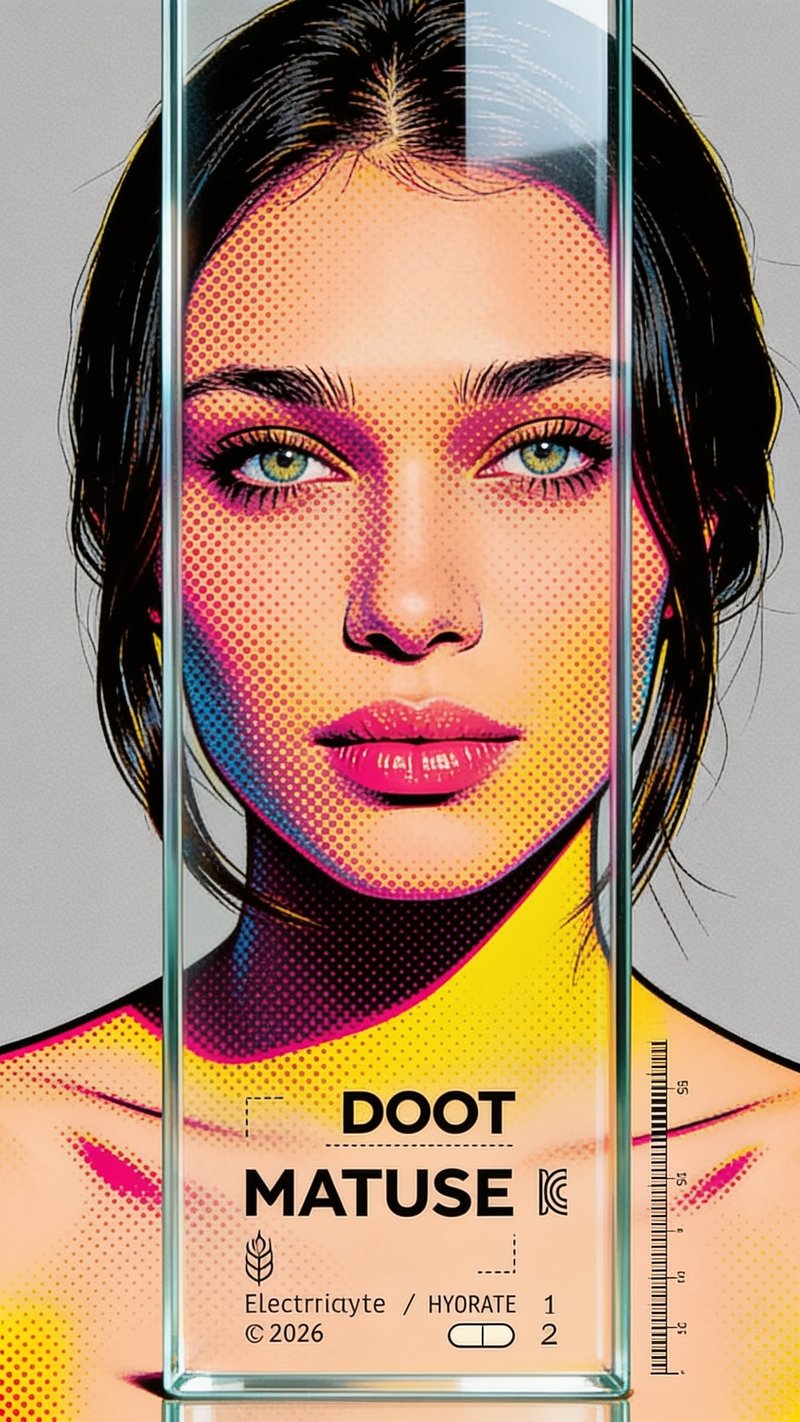 Colorful abstract pop art