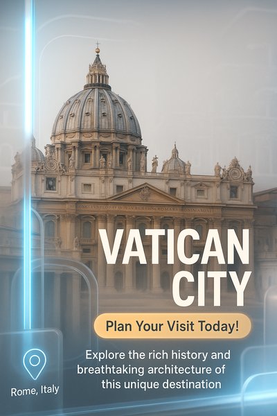 Promotional Travel Poster for Vatican City