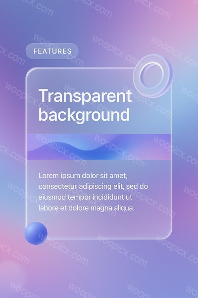 Gradient Multicolored Glass Design for Modern Web Pages