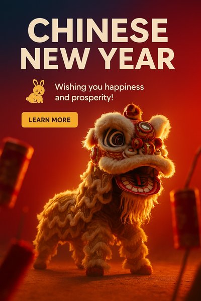 Vibrant Chinese New Year Celebration Image
