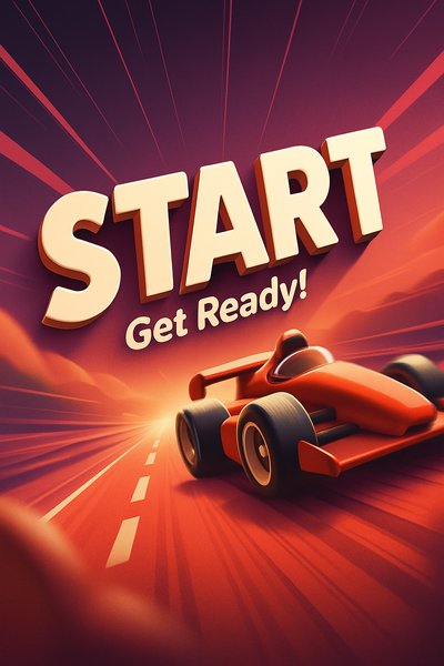 Dynamic Start: Racing into Action with Vibrant Visuals