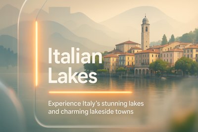 Serene Promotional Graphic for Italian Lakes Tourism