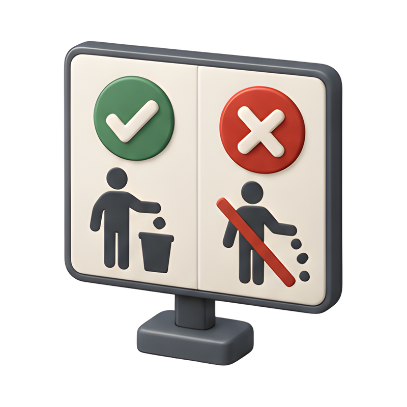 Do and Don't Signboard