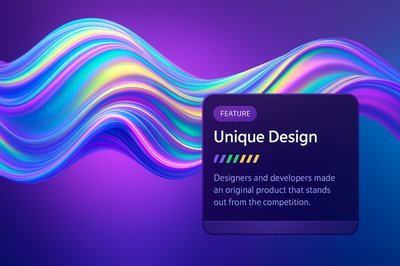 Iridescent Neon Waves in Motion for Dynamic Backgrounds