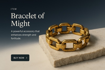 Stylish Bracelet of Might - A Powerful Accessory