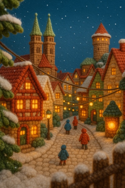 Christmas in Nuremberg: A Cozy Woolen Scene