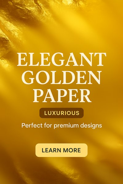 Luxurious Golden Paper Background for Premium Designs