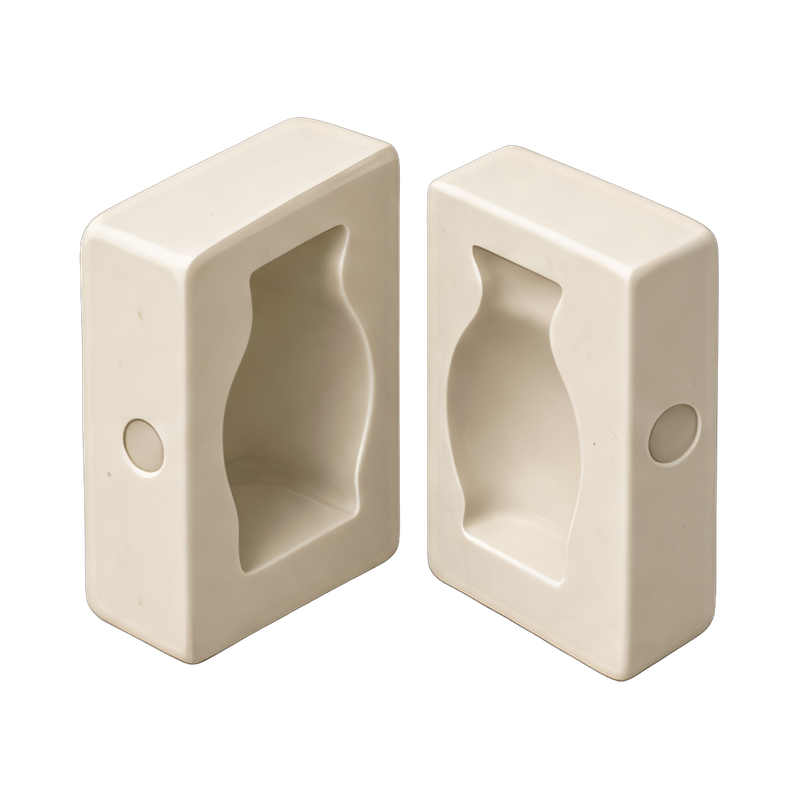 two-part plaster mold design