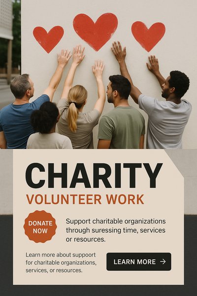 Diverse Group Raising Hands for Charity and Support