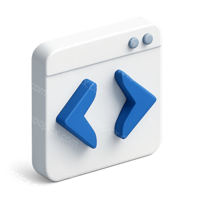 3D Navigation Arrows Icon with Isometric Design