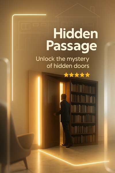 Unlock the Mystery of Hidden Doors in a Realistic Design