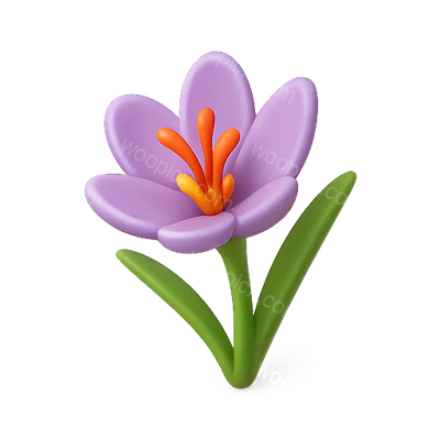Colorful Cartoon Flower Icon Design