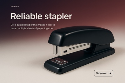 Stylish and Reliable Stapler for Office Use