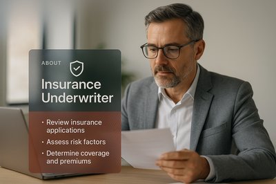 Bright Web Page Design for Insurance Underwriter