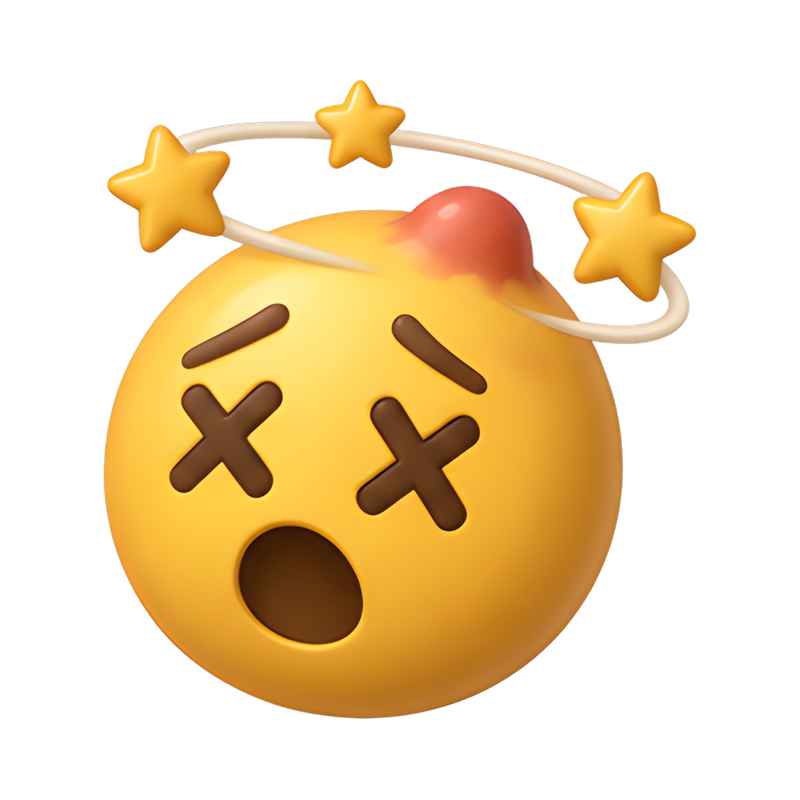 whimsical knocked-out smiley