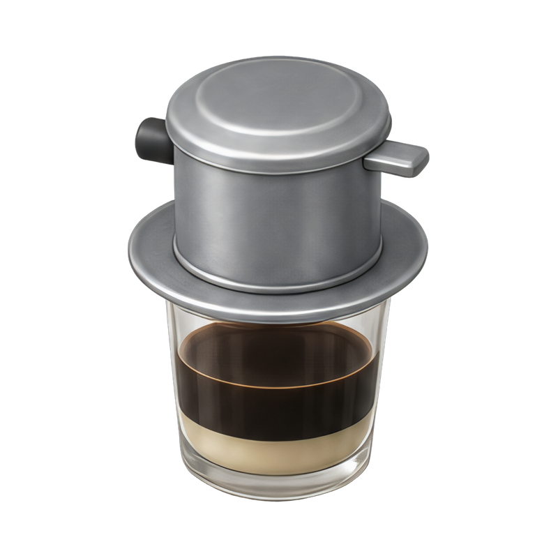traditional vietnamese coffee brewing