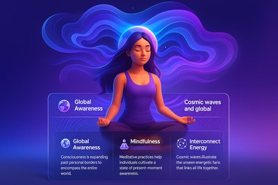 Meditation and Cosmic Consciousness: A Visual Journey
