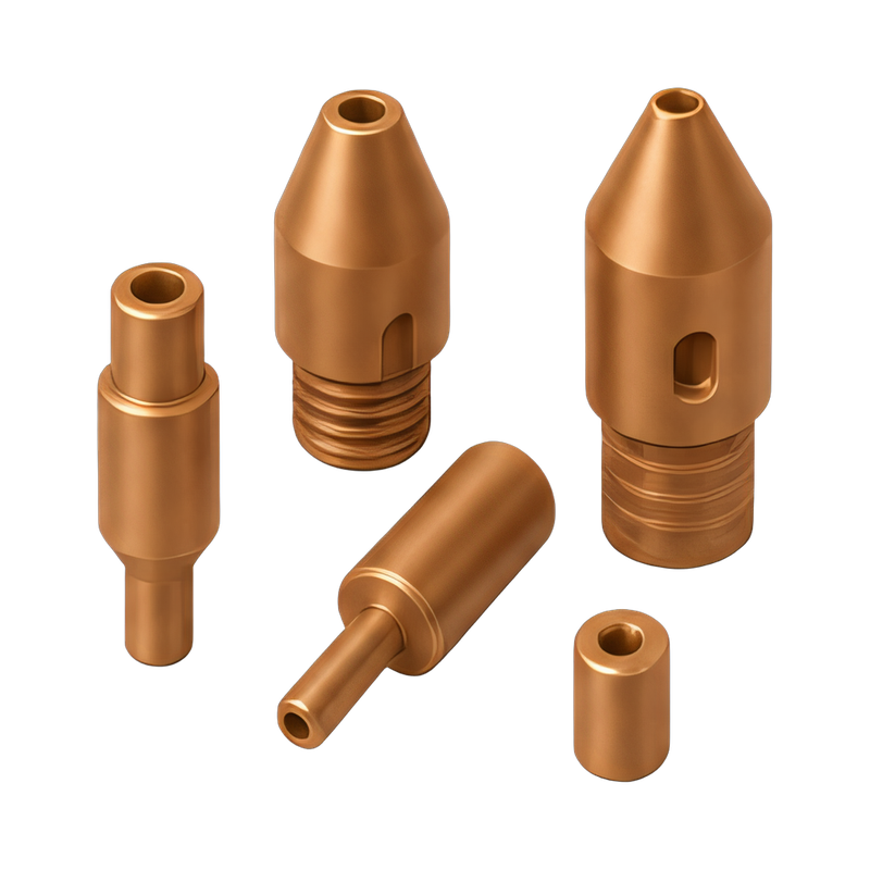 Plasma torch consumables set