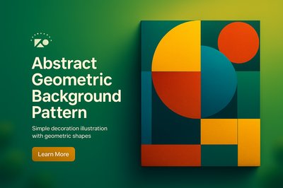 Abstract Geometric Background Pattern for Design Use