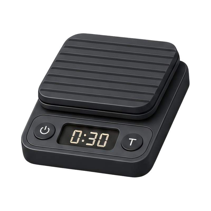 precision coffee scale with timer