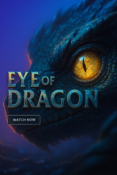 Realistic Dragon Eye with Dynamic Composition