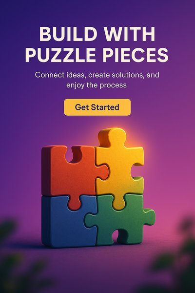 Colorful Puzzle Pieces for Creative Problem Solving