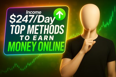 Promotional Graphic for Online Income Strategies