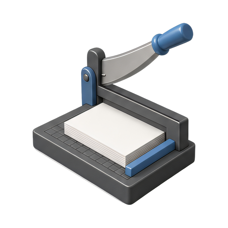 precision paper guillotine cutter