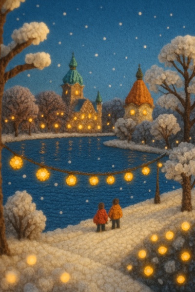 Winter Wonderland at Maschsee, Hannover - Cozy Holiday Scene
