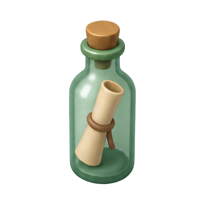 message in a bottle