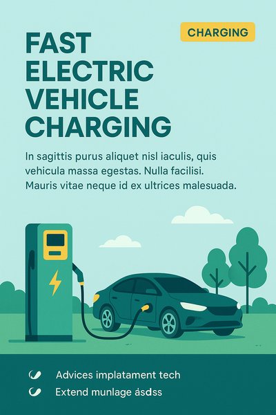 Illustrative Graphic for Electric Vehicle Charging Information