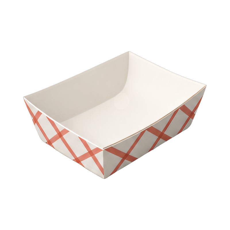 Elegant paper tray with liner