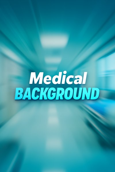 Dynamic Abstract Hospital Scene with Medical Background