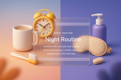 Morning vs Night Routine: A Visual Guide