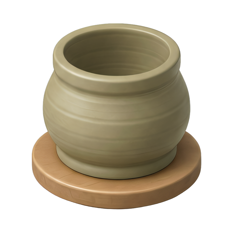 drying greenware pottery