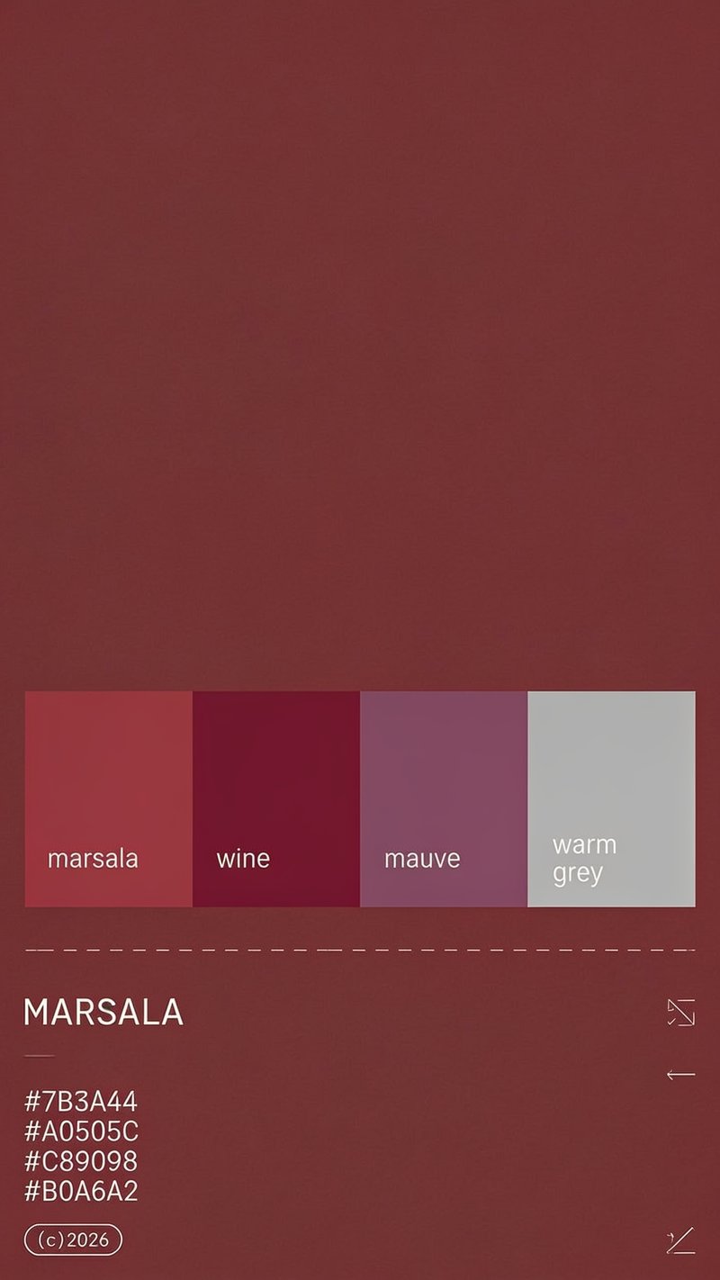 Elegant marsala wine splash