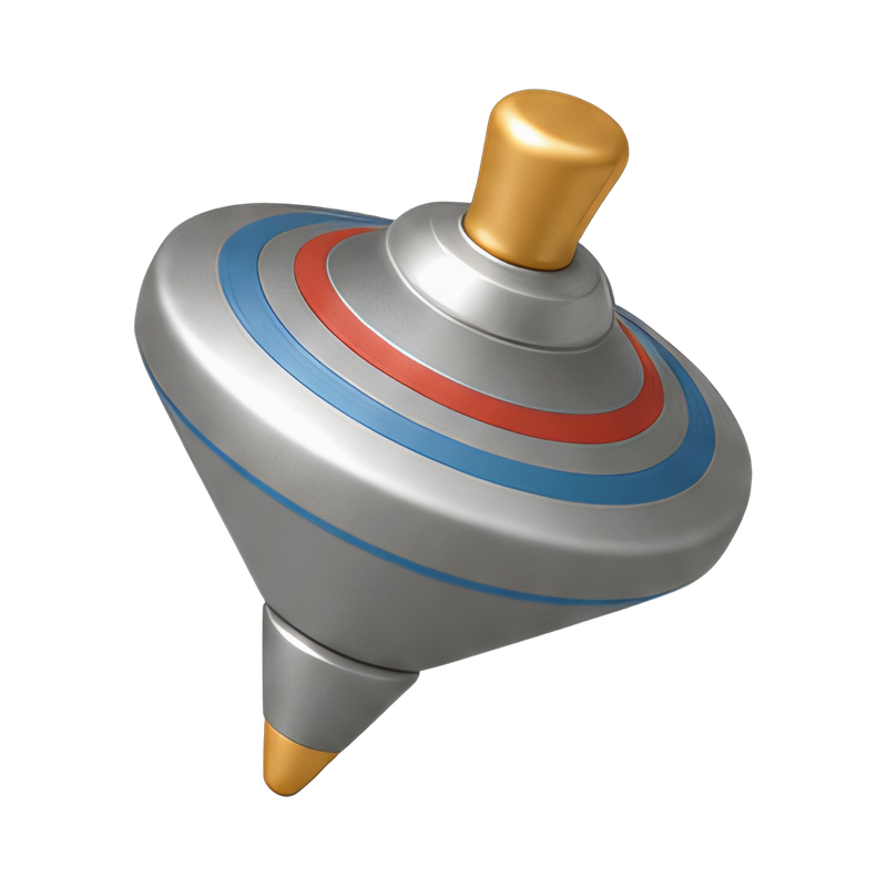 precision metal spinning top
