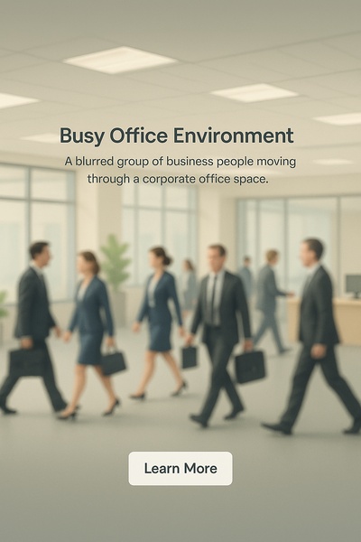 Dynamic Office Environment with Busy Professionals