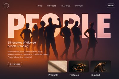Dynamic Landing Page Design for Shanghai Ballet